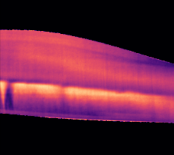 IR thermographic flow visualisation on wind turbines